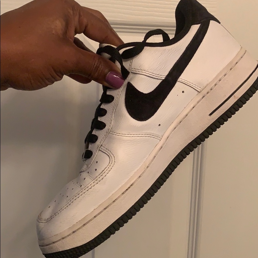 Nike AF1 black and white sneakers